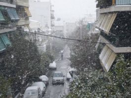 Ενημέρωση από τον Δ. Βύρωνα σχετικά με τη χιονόπτωση
