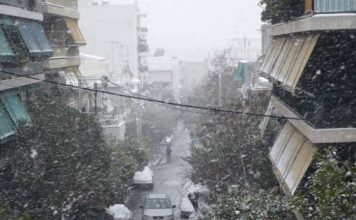 Ενημέρωση από τον Δ. Βύρωνα σχετικά με τη χιονόπτωση