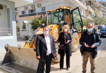 Επίσκεψη της Ρένας Δούρου στο αντιπλημμυρικό έργο Καρέα – Ηλιούπολης και στα Προσφυγικά (Καρέα)