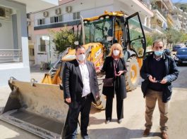 Επίσκεψη της Ρένας Δούρου στο αντιπλημμυρικό έργο Καρέα – Ηλιούπολης και στα Προσφυγικά (Καρέα)