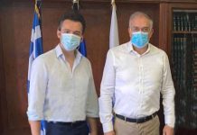 Συνάντηση του δημ. συμβούλου Γ. Ντόβολου με τον υπ. Προστασίας του Πολίτη