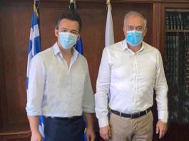 Συνάντηση του δημ. συμβούλου Γ. Ντόβολου με τον υπ. Προστασίας του Πολίτη
