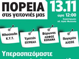 ΠΟΡΕΙΑ για την Υπεράσπιση του Λόφου Κοπανά