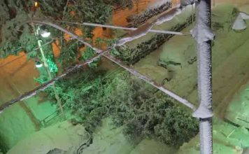 Η κακοκαιρία χτύπησε και τον Βύρωνα.