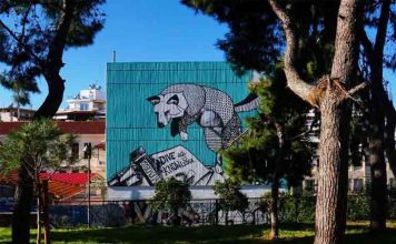 Η «αλεπού της γνώσης», του Βέλγου καλλιτέχνη Wietse, κοσμεί τα σχολεία του Βύρωνα!