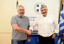 Συνάντηση του Περιφερειάρχη Αττικής Γ. Πατούλη με το Δήμαρχο Καισαριανής Χρ. Βοσκόπουλο