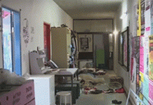 Ζωγράφου: Εικόνες χάους και καταστροφής στις φοιτητικές εστίες