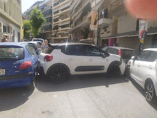 Βύρωνας: Τροχαίο πριν από λίγο στο κέντρο της πόλης