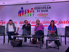 Η Ρένα Δούρου στο 6ο Ευρωπαϊκό Φόρουμ Αριστερών, Πράσινων και Προοδευτικών δυνάμεων