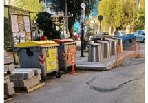 Ανάπλαση Πεζοδρομίων στο Βύρωνα και βυθιζόμενοι κάδοι – Ένα ακόμα φιάσκο