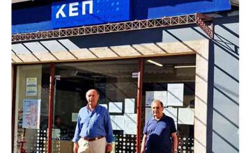 Επίσκεψη του Δήμαρχου Γρηγόρη Κατωπόδη, στο πλήρως ανακαινισμένο ΚΕΠ Βύρωνα
