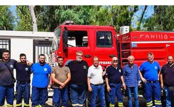 Ο Δήμαρχος Γρηγόρης Κατωπόδης δίπλα στους εθελοντές δασοπυροσβέστες του Βύρωνα!