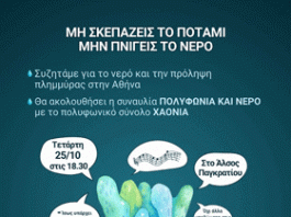 ΠΑΓΚΡΑΤΙ: Συζήτηση για το νερό και την πρόληψη πλημμύρας στην Αθήνα