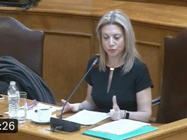 Κατάθεση μητέρας στην εξεταστική επιτροπή για τα Τέμπη.