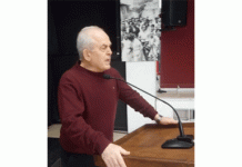 Ομιλία του Δημάρχου Καισαριανής στους εργαζόμενους του Δήμου πριν την έναρξη της γενικής τους συνέλευσης.