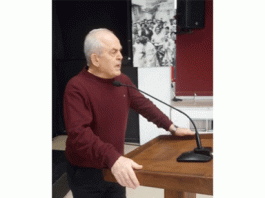 Ομιλία του Δημάρχου Καισαριανής στους εργαζόμενους του Δήμου πριν την έναρξη της γενικής τους συνέλευσης.