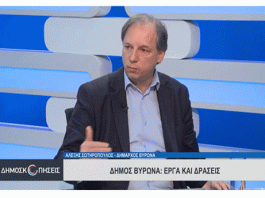 Ο Δήμαρχος Βύρωνα Αλέξης Σωτηρόπουλος στις Δημοσκοπήσεις του AtticaTV