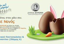 Συγκέντρωση Πασχαλινών δώρων για τα παιδιά που έχουν ανάγκη από το Δήμο Βύρωνα στο πλαίσιο της δράσης «Όλοι Μαζί Μπορούμε»