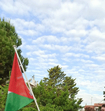 ΑΝΑΡΤΗΣΗ ΤΗΣ ΣΗΜΑΙΑΣ ΤΗΣ ΠΑΛΑΙΣΤΙΝΗΣ ΣΤΟ ΔΗΜΑΡΧΕΙΟ ΚΑΙΣΑΡΙΑΝΗΣ