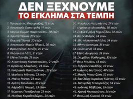 Βύρωνας: Ο Δήμος θα τοποθετήσει μνημείο στη μνήμη των νεκρών στα Τέμπη