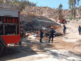 ΔΗΜΟΣ ΒΥΡΩΝΑ: Φωτιά κοντά στον Υμηττό και τα Θέατρα Βράχων, η οποία αντιμετωπίστηκε άμεσα