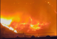 Φωτιά στη Βορειοανατολική Αττική: Εικόνες βιβλικής καταστροφής – Πύρινος ανεμοστρόβιλος στο γήπεδο του Διονύσου