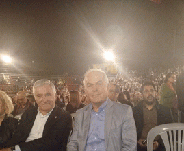 Ο ΔΗΜΑΡΧΟΣ ΚΑΙΣΑΡΙΑΝΗΣ ΣΤΗΝ ΕΚΔΗΛΩΣΗ ΓΙΑ ΤΑ 100 ΧΡΟΝΙΑ ΤΟΥ ΔΗΜΟΥ ΒΥΡΩΝΑ