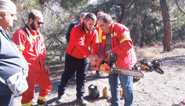 Σε θεωρητική και πρακτική εκπαίδευση τα μέλη της Εθελοντικής Δασοπροστασίας Δήμου Καισαριανής