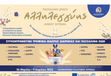 Πασχαλινή Δράση Αλληλεγγύης του Δήμου Βύρωνα: Στηρίζουμε τις Οικογένειες με Τρόφιμα και Πασχαλινά Είδη
