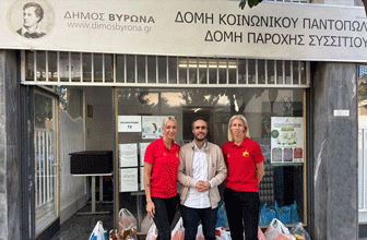 Έμπρακτη αλληλεγγύη από την Γυναικεία Ομάδα Μπάσκετ του Αθηναϊκού στο Κοινωνικό Παντοπωλείο Δήμου Βύρωνα