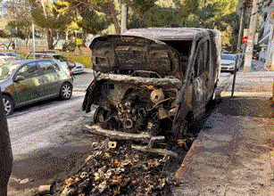 Καισαριανή: Στόχος εμπρηστών εταιρία διανομών – Κάηκαν φορτηγά και ΙΧ