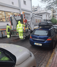 Κακοκαιρία «Byron»: Επιπτώσεις στη αποκομιδή των απορριμμάτων στους δήμους της Αττικής και στο Βύρωνα