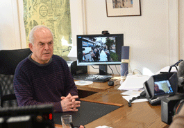 Συνεργείο του ευρωπαϊκού τηλεοπτικού δικτύου ARTE στην Καισαριανή