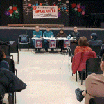 Βίντεο από τη συζήτηση της ΑΝΤΑΡΣΥΑ για τον πόλεμο στο δημαρχείο Καισαριανής